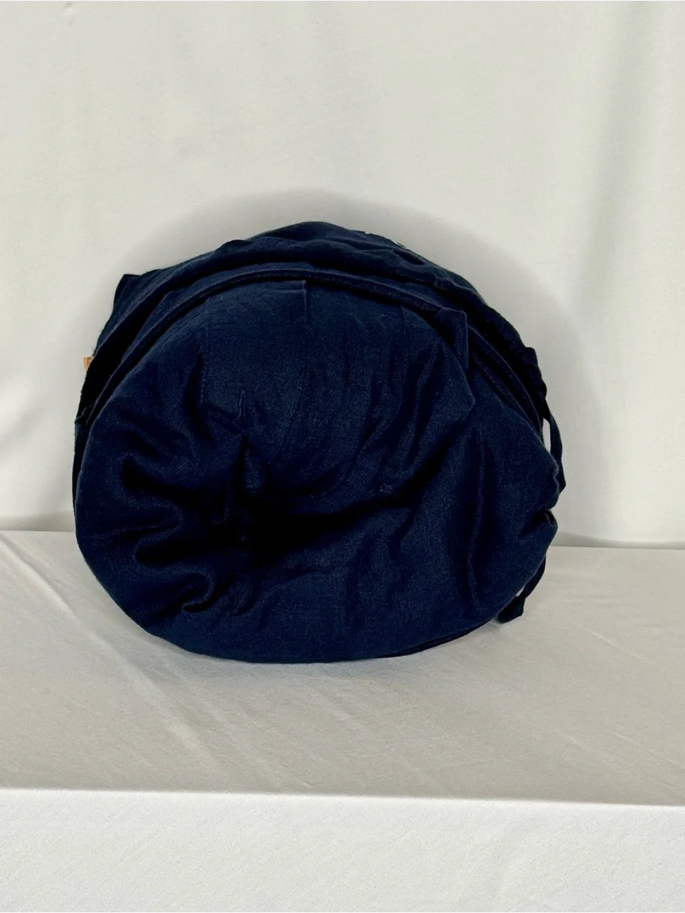 Quince European Linen Duvet Cover Set Navy King/Cal King